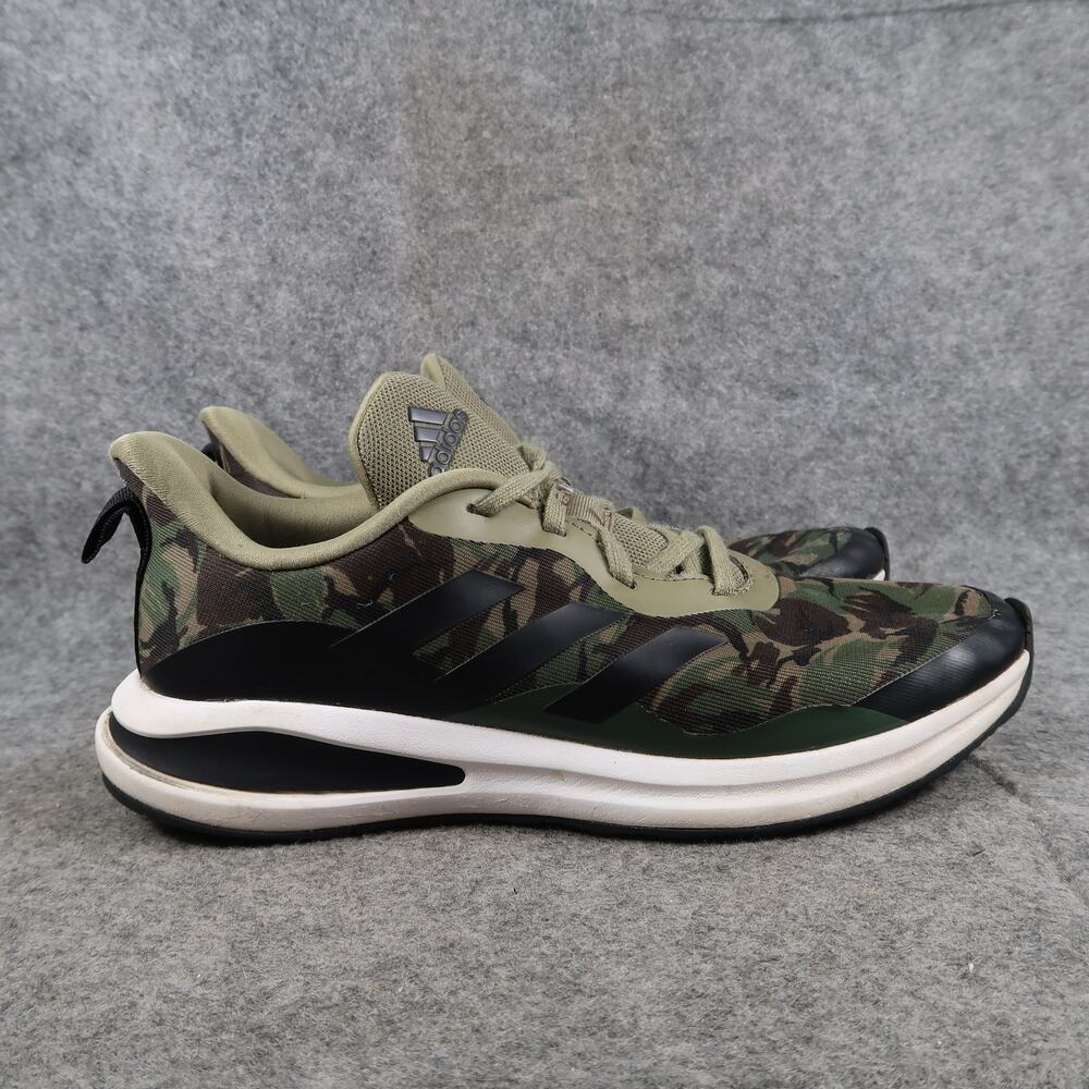 Adidas Shoes Big Kids 6 Athletic Sneakers Casual FortaRun Trainers Camo Green
